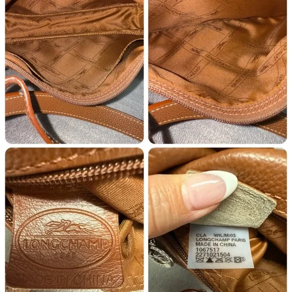 Longchamp Tan Shoulder Bag with Elegant Design - Picture 9 of 9